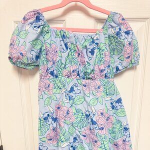 Disney Stitch Dress Fits 8-10 Aulani Polynesian Style